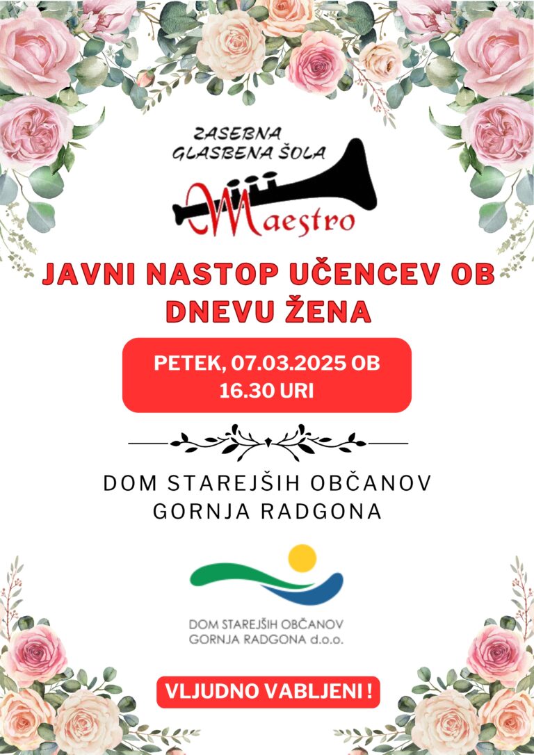 Javni nastop učencev ob dnevu žena