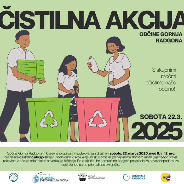Čistilna akcija občine Gornja Radgona