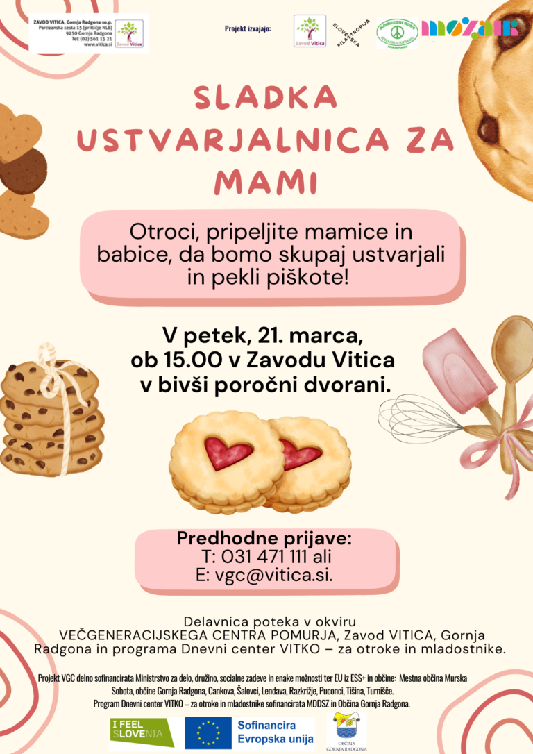 Sladka ustvarjalnica za mami